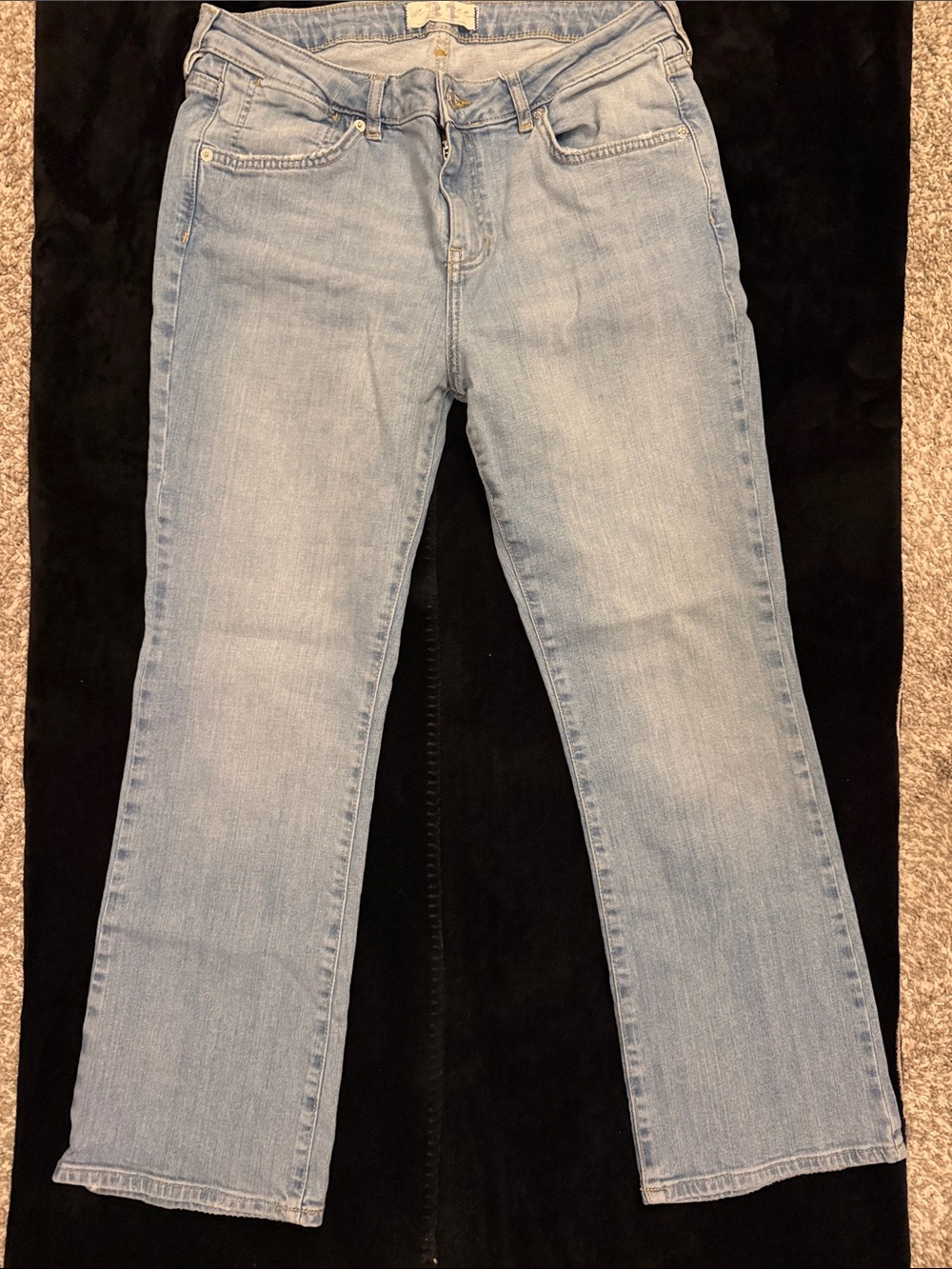 We The Free Light Blue Straight-Leg Jeans